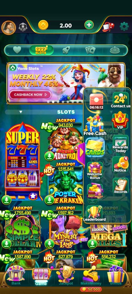 Yono Slots APK – Download & Get Up To Rs.101 Free Cash Bonus 1