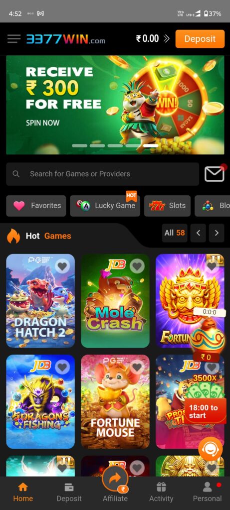 3377WIN Apk – Download & Get 100% Cash Bonus 1